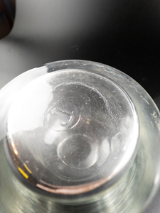 lot 173 image: LIBBEY Pair of Small Glass Wine  Cocktail Carafes
