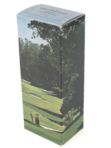 lot 211 image: Vintage 70s Avon the Swinger Bravo Aftershave Avon Decanter Golf club bag bottle -Unused