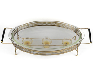 lot 257 image: Pyrex 3 QT Chafing Dish With Stand