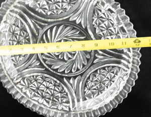 lot 297 image: ANCHOR HOCKING Stars & Bars 12 Round 5 Part Relish