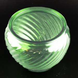 lot 308 image: EO BRODY #C108 6in Green Vase Cleveland Ohio