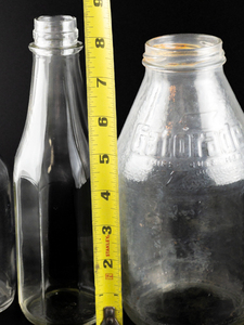 lot 329 image: Group of Five VINTAGE Bottles Field weathered