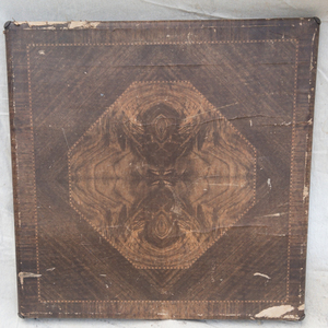 lot 40 image: VINTAGE  Samson Table By Shwayder Brothers Wood Look Folding Card Table - Metal Legs