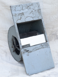 lot 51 image: Used Radial Blower Fan with Pulley Wheel Attached