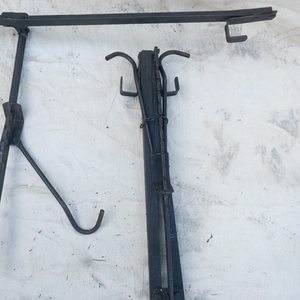 lot 52 image: Pair of these folding metal WHAT-IS-ITs