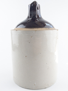 lot 63 image: Antique Western Whiskey Stoneware Jug