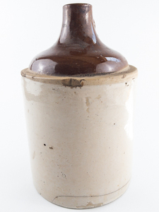 lot 64 image: Antique Western Whiskey Stoneware Jug