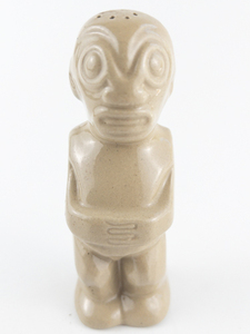 lot 88 image: Pair of Ceramic Tiki God Salt and Pepper Shakers by Trader Vics