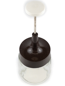 lot 262 image: 1970s Gemco Nut Chopper - Plunge Handle - Glass Jar - Plastic Lid - Steel Blades