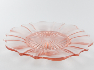 lot 383 image: VINTAGE - TIFFIN-FRANCISCAN 310-1-2-Pink Whipped Cream with Underplate 2 Pieces