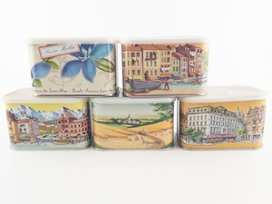lot 413 image: Set of Five GENERAL FOODS INTERNATIONAL Collector Tins Circa 1980-90s