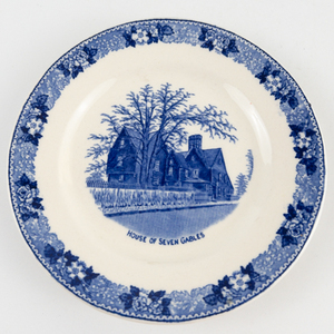lot 416 image: VINTAGE - ADAMS CHINA  House of the Seven Gables&nbspBread & Butter Plate