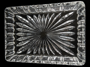 lot 467 image: Star-Burst Design Butter DishTray 5 x 3 12in approx