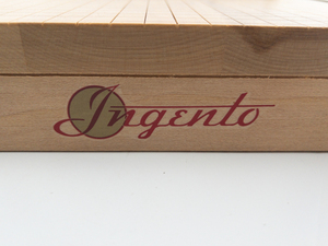 lot 478 image: Vintage IDEAL Ingento Guillotine Paper Cutter No. 4 Wooden 12 x 12 Arts Crafts - LIKE NEW