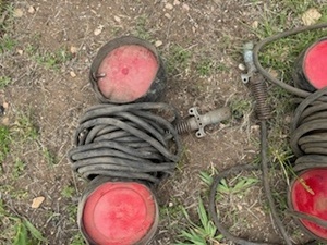 lot 28 image: Four Sets of Magnetic Towing Lights (wired)