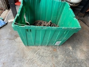 lot 35 image: Bin of Chains
