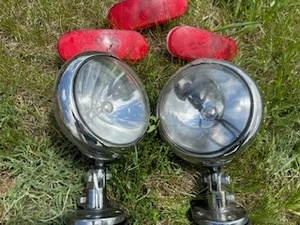 lot 46 image: Two Spotlights and Three Marker Lights