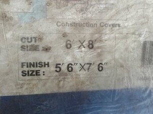 lot 60 image: Dry Top Polyethylene Tarpaulins