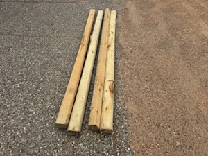 lot 67 image: Four 8 PT Landscape Timbers