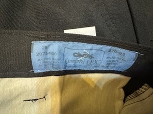 lot 88 image: Three New Pair Cintas Comfort Flex Black Pants (Size 29 x 30)