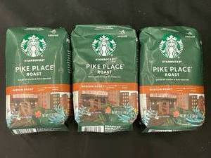lot 9 image: Starbucks Pike Place Roast Ground Coffee Medium Roast 12 oz (Lot of 3)