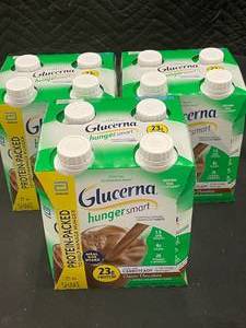 lot 26 image: Glucerna Hunger Smart Protein Shakes - Classic Chocolate, 4 Packs of 4 (16 Total)