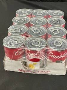 lot 28 image: Case of Campbells Healthy Request Cheddar Cheese Soup - 12 Cans