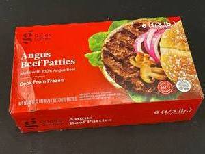 lot 31 image: Good & Gather Angus Beef Patties 6-Pack (13 lb each) - 2 lbs