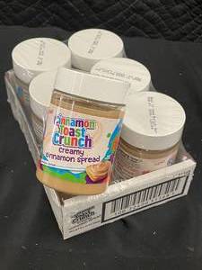 lot 36 image: Cinnamon Toast Crunch Creamy Cinnamon Spread - 6 Jars