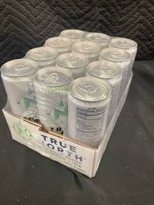 lot 37 image: true North Pure Energy Seltzer Cucumber Lime 12-Pack