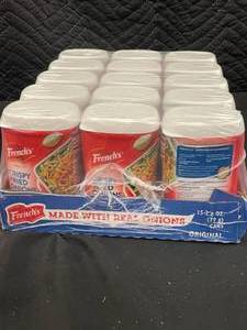 lot 42 image: Frenchs Crispy Fried Onions 15-Pack