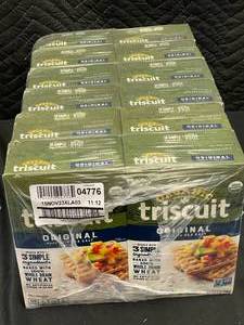 lot 44 image: Triscuit Organic Wheat Original Crackers 10-Pack