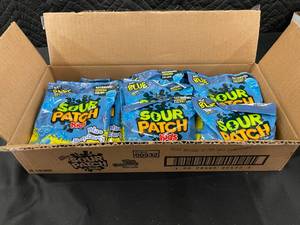 lot 70 image: Bulk Lot of Sour Patch Kids Blue Raspberry Candy - 12 packs