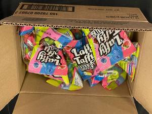 lot 81 image: Laffy Taffy Candy Jar Bites - Lot of 12 (3 oz each)