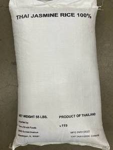 lot 50 image: 55 LB Bag of Rice