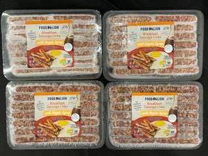 lot 178 image: Food Lion Breakfast Sausage Links with Maple Syrup, 12 oz (Lot of 4 Packs)