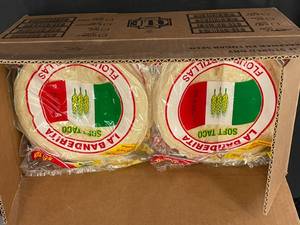 lot 231 image: La Banderita Soft Taco Flour Tortillas - Case of 12 Packs