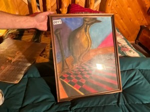 lot 11 image: beautiful art piece frame