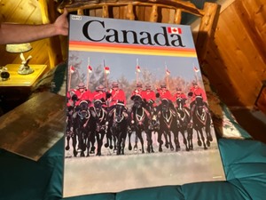 lot 12 image: vintage canadian mounties wall mount