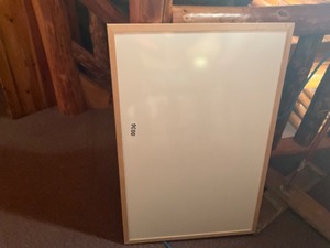 lot 36 image: large hanging white board
