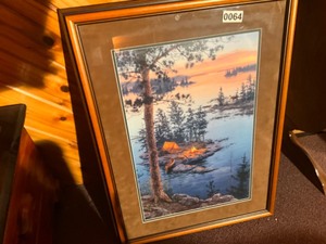 lot 64 image: island camping print