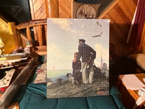 lot 71 image: puzzle art with grandpa at the pier