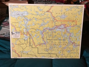 lot 75 image: boundary waters canoe map