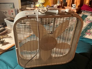 lot 80 image: box fan- works as it should