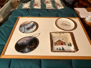 lot 91 image: decorative plates & wall art