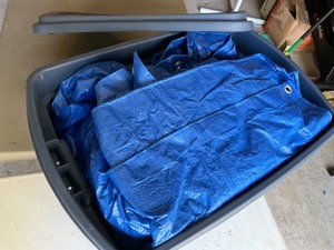 lot 370 image: large boat cover plus tote