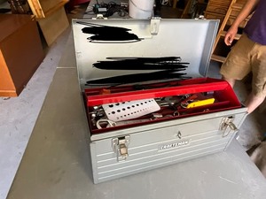lot 409 image: craftsmem tool box plus contents