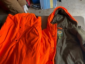 lot 447 image: cabelas dry-plus with bibs, boots & contents
