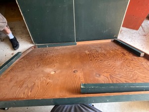 lot 477 image: two piece ping pong table