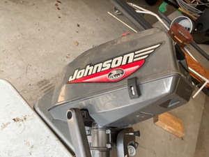 lot 487 image: 2hp johnson